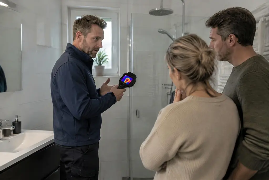 Lekdetectie Zeewolde – specialist legt bevindingen uit aan bewoner